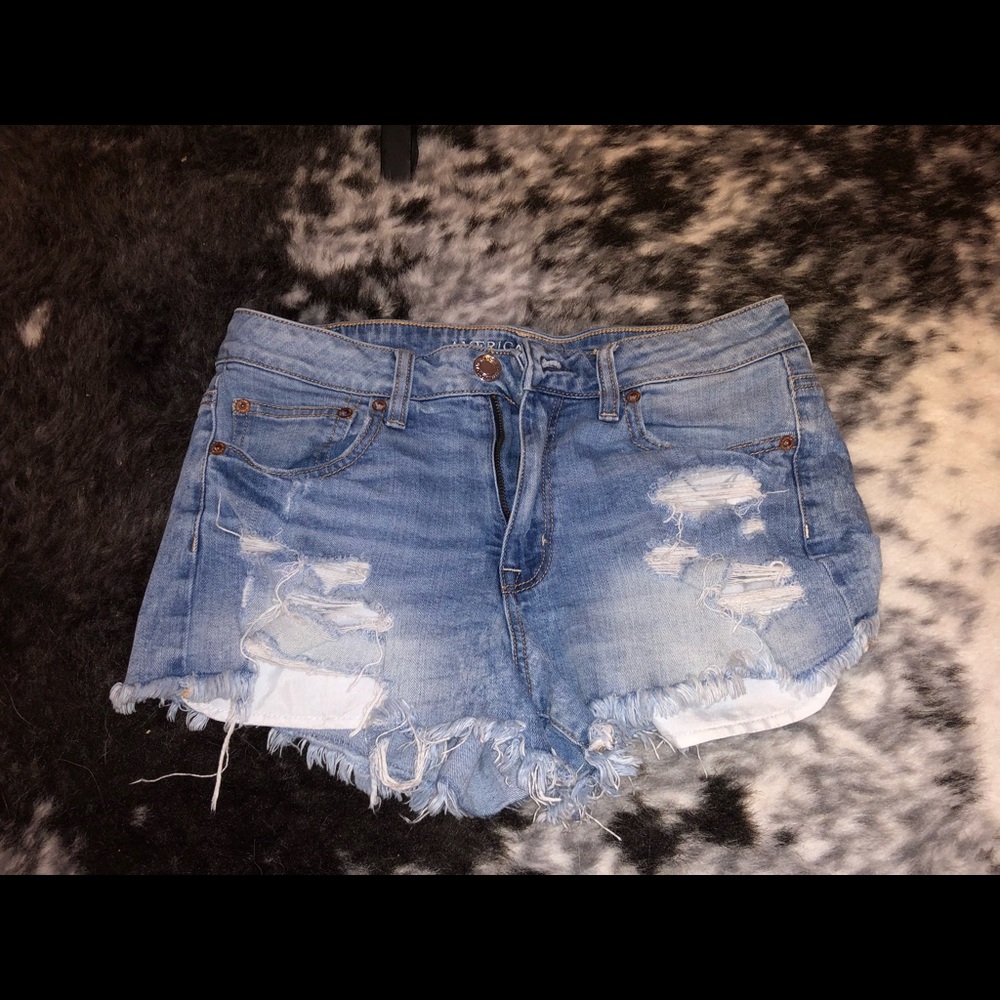 AE festival denim shorts